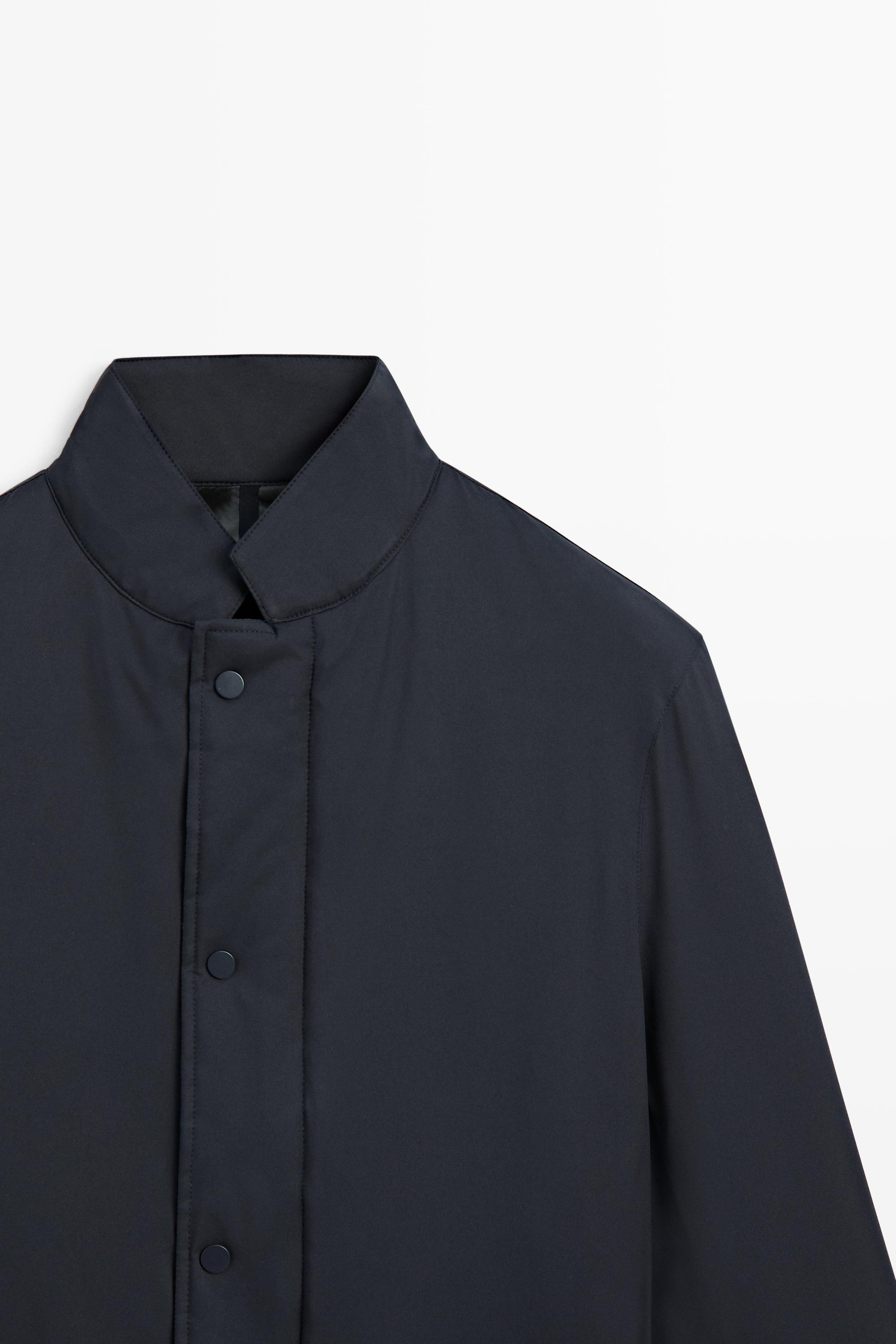 Stand-up collar down jacket